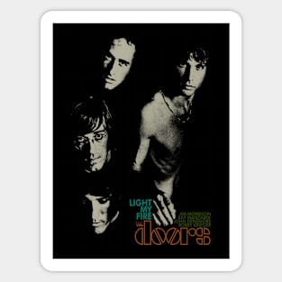 THE DOORS LIGHT MY FIRE Sticker